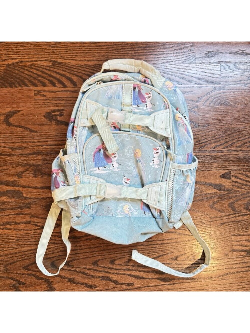 Pottery Barn Kids Disney Backpack Elsa Olaf Mackenzie Book Bag Camp School GUC